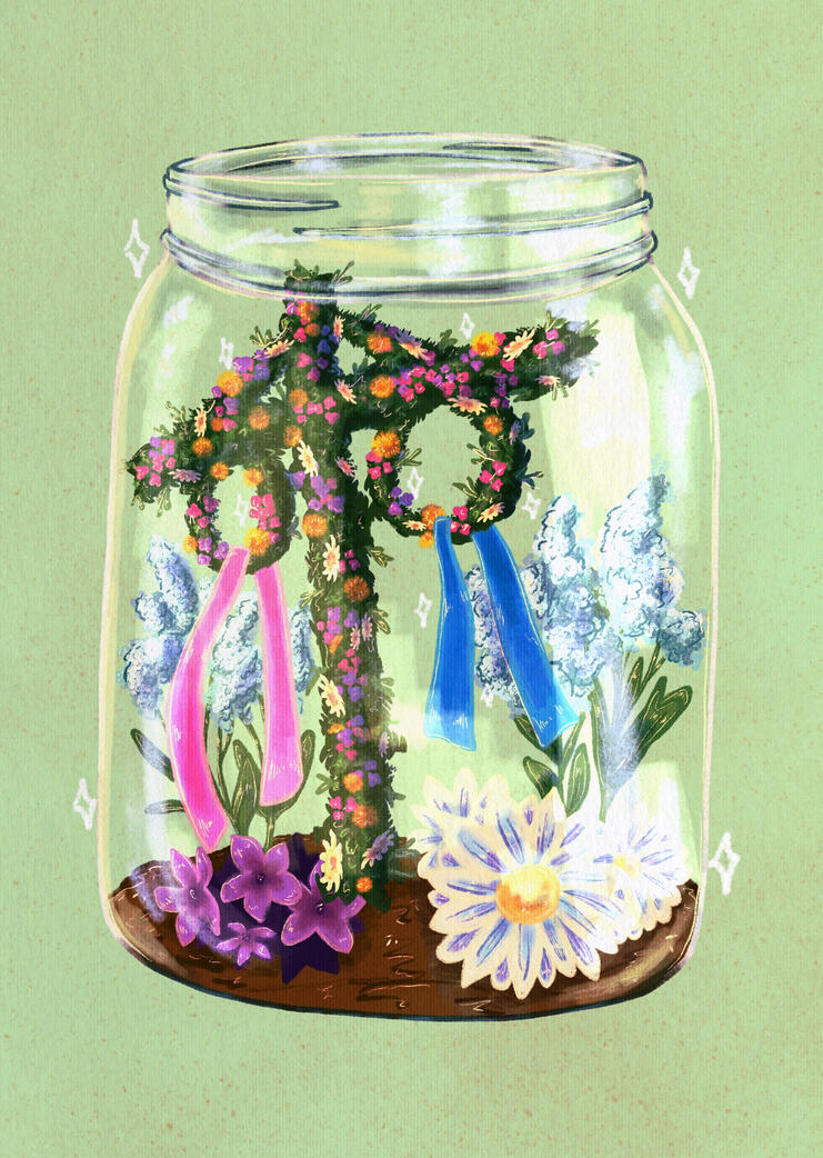 Maypole Jar